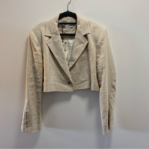 Zara SET Short Blazer & Pants Bloggers’ Favorite Rare Find Size XL - Picture 10 of 16